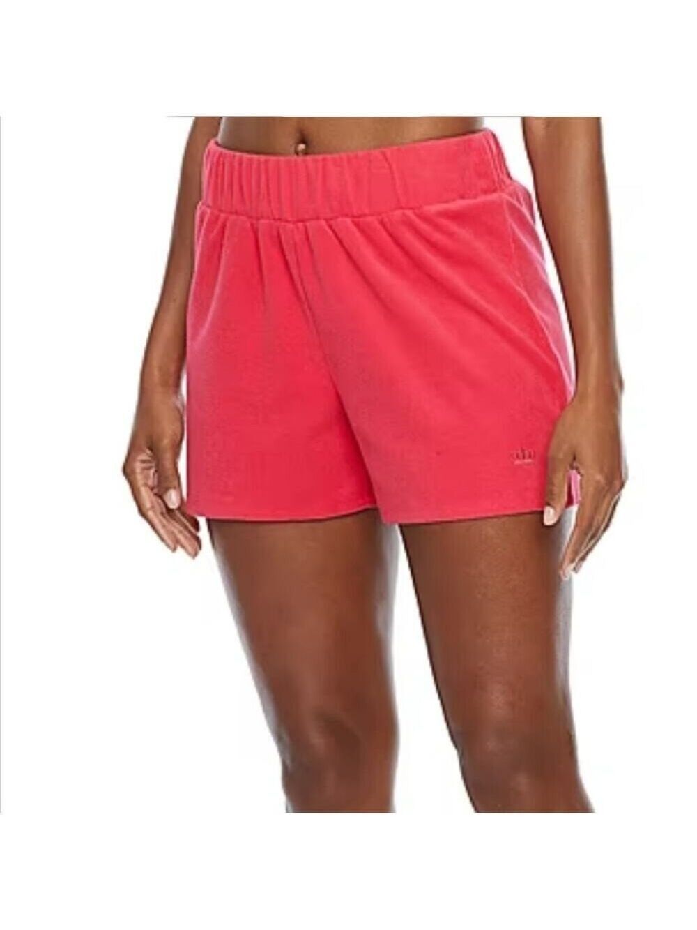JUICY COUTURE PLUS HIGH RISE PULL ON SHORTS WATERMELON XL 2X